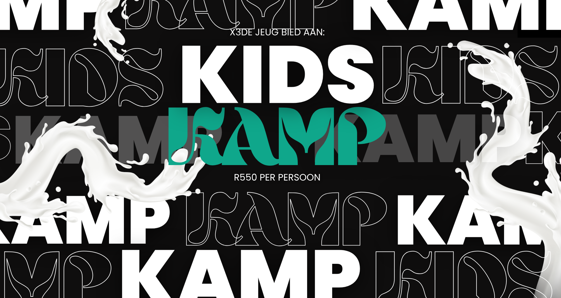 X3DE Kids Kamp Pretoria plakkaat