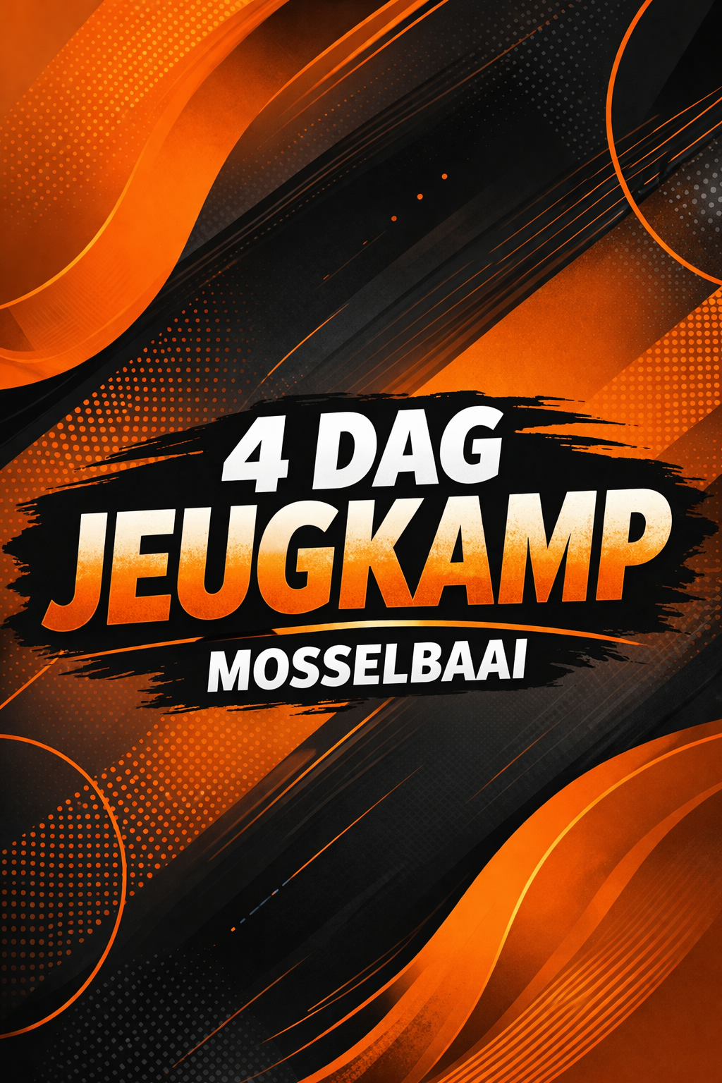 X3DE Jeugkamp Mosselbaai plakkaat