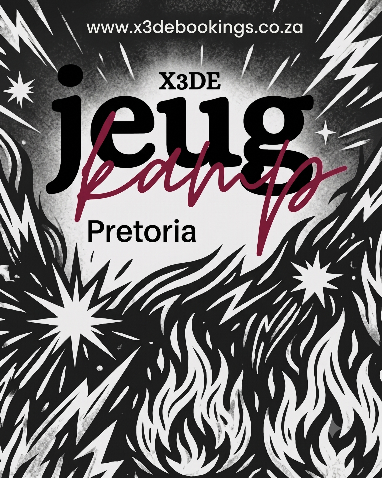 X3DE Pretoria JEUGKAMP 5 Des - 8 Des 2026 (14-18 jaar)