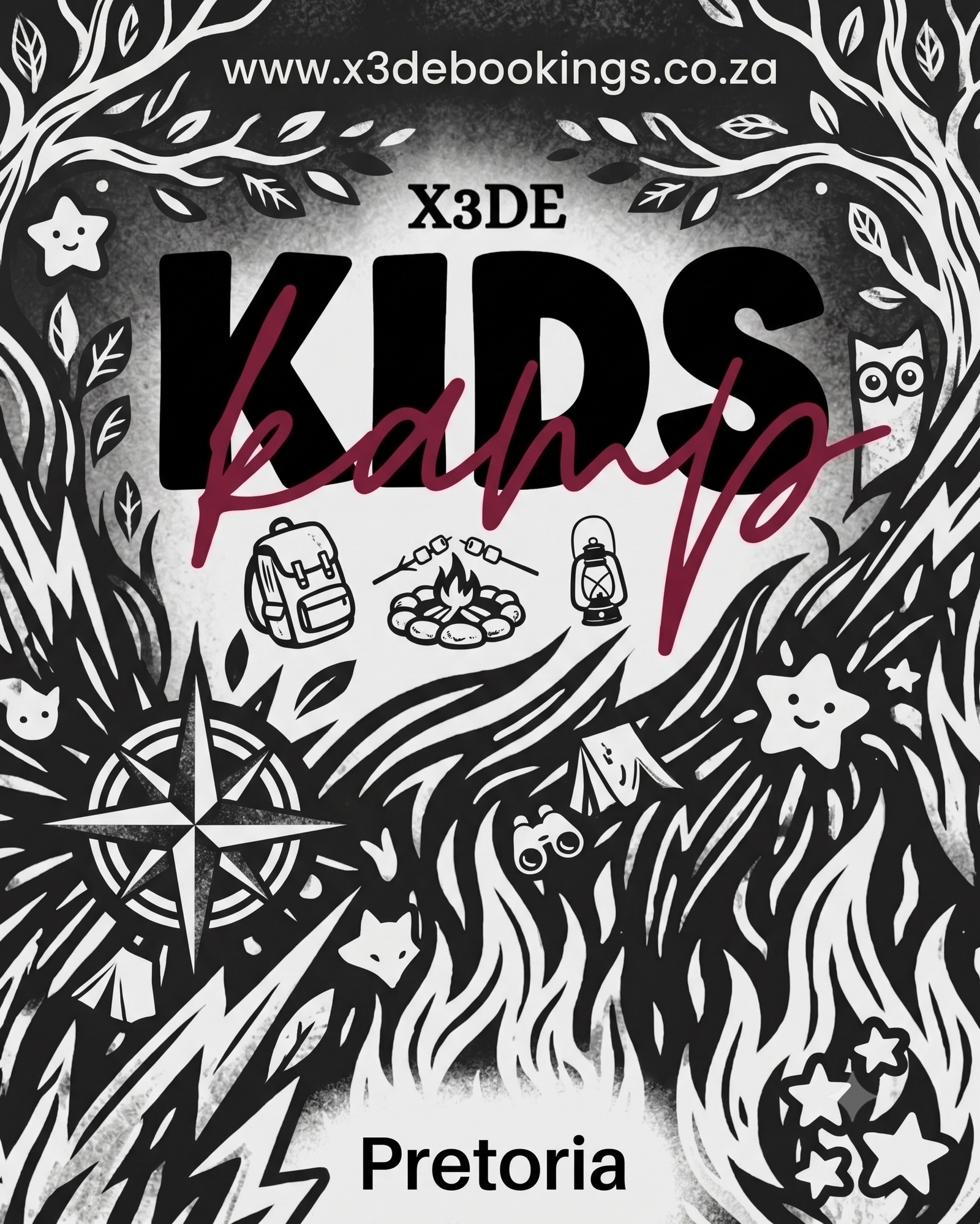 X3DE Pretoria KIDSKAMP 8 Des - 10 Des 2026 (9-13 jaar)